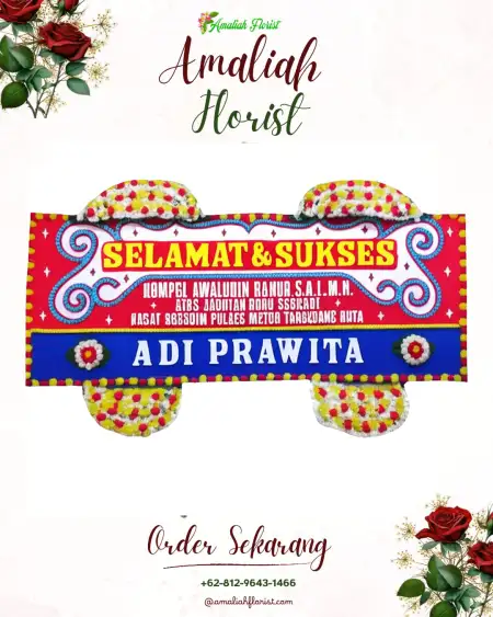 Papan Bunga Ucapan Selamat Sima